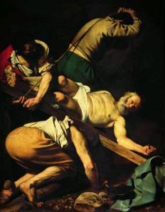 Det originale maleri af Caravaggio. 